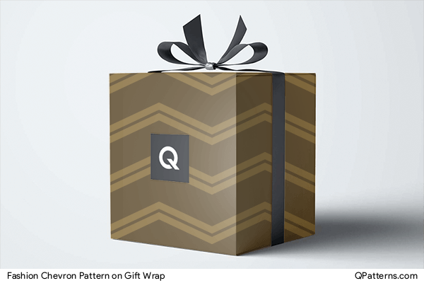 Fashion Chevron Pattern on gift-wrap