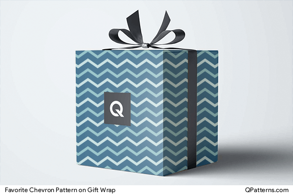 Favorite Chevron Pattern on gift-wrap