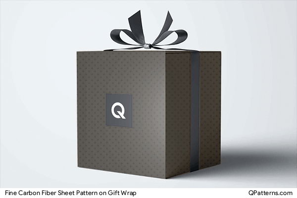 Fine Carbon Fiber Sheet Pattern on gift-wrap
