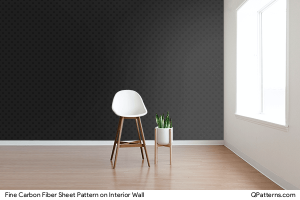 Fine Carbon Fiber Sheet Pattern on interior-wall
