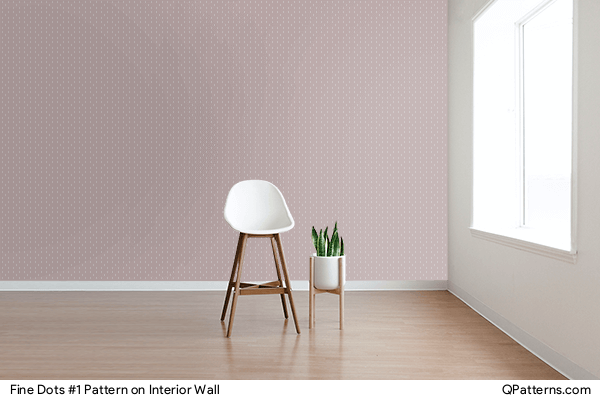 Fine Dots #1 Pattern on interior-wall