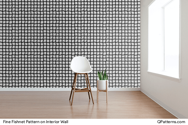 Fine Fishnet Pattern on interior-wall