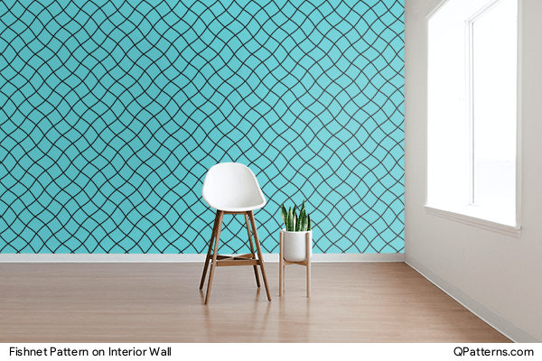 Fishnet Pattern on interior-wall
