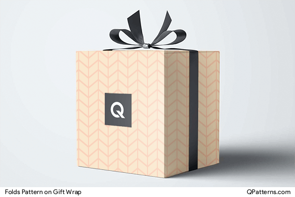 Folds Pattern on gift-wrap