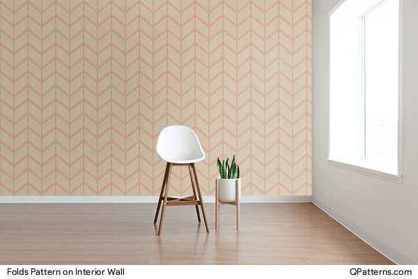 Folds Pattern on interior-wall