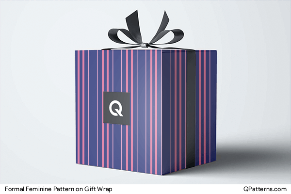 Formal Feminine Pattern on gift-wrap