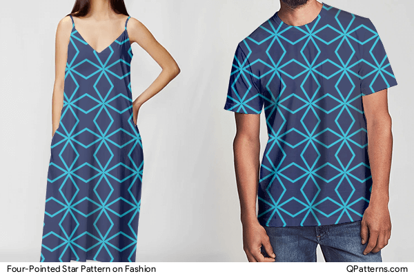 Four-Pointed Star Pattern on fashion