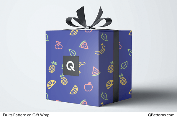 Fruits Pattern on gift-wrap