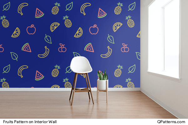 Fruits Pattern on interior-wall