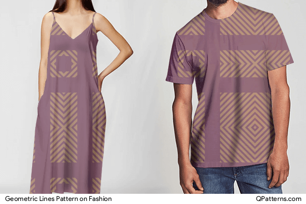 Geometric Lines Pattern on fashion