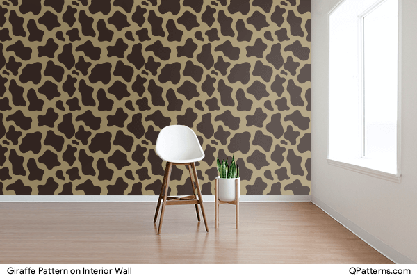 Giraffe Pattern on interior-wall