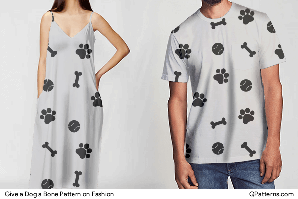 Give a Dog a Bone Pattern on fashion