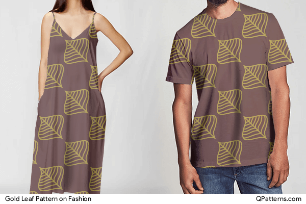 Gold Leaf Pattern on fashion