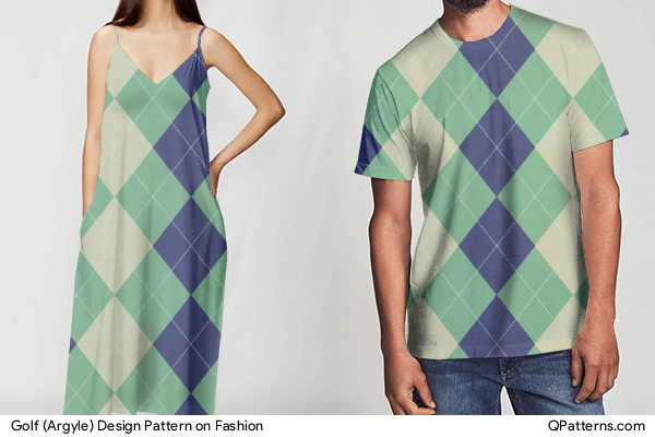 Golf (Argyle) Design Pattern on fashion