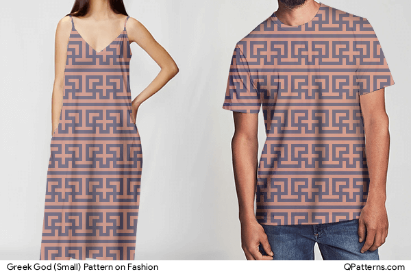 Greek God (Small) Pattern on fashion