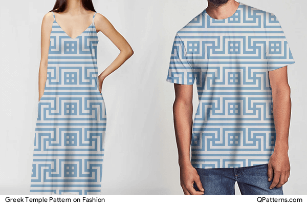 Greek Temple Pattern on fashion