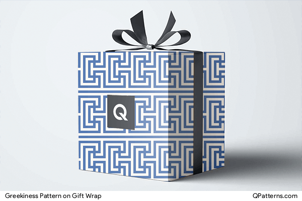 Greekiness Pattern on gift-wrap