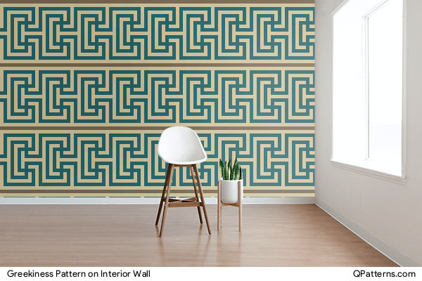 Greekiness Pattern on interior-wall