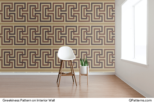 Greekiness Pattern on interior-wall