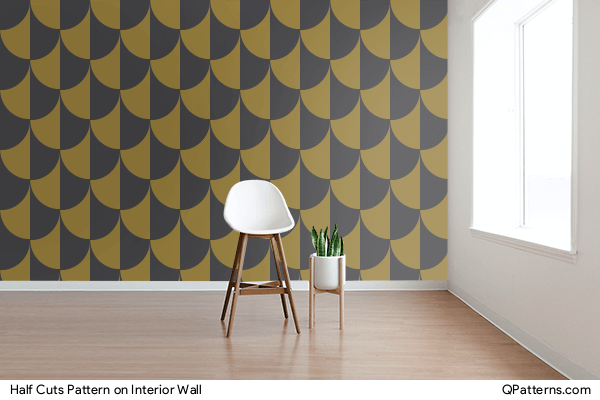 Half Cuts Pattern on interior-wall