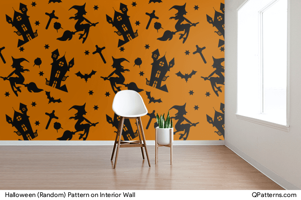 Halloween (Random) Pattern on interior-wall