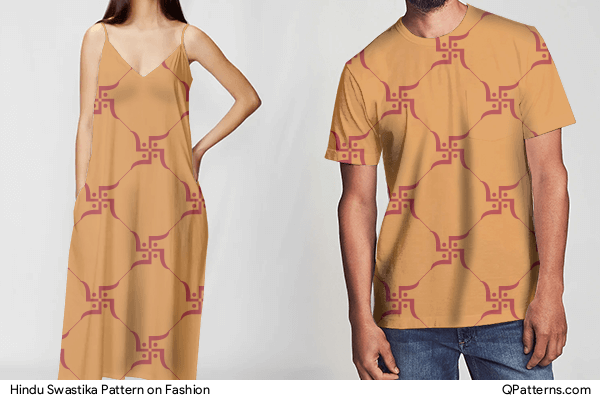 Hindu Swastika Pattern on fashion