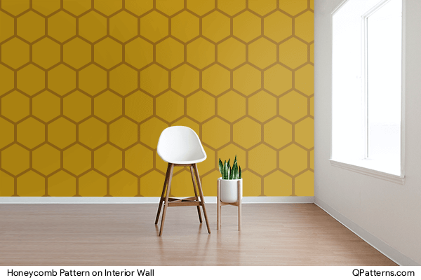 Honeycomb Pattern on interior-wall