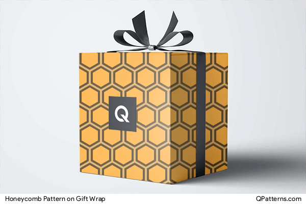 Honeycomb Pattern on gift-wrap