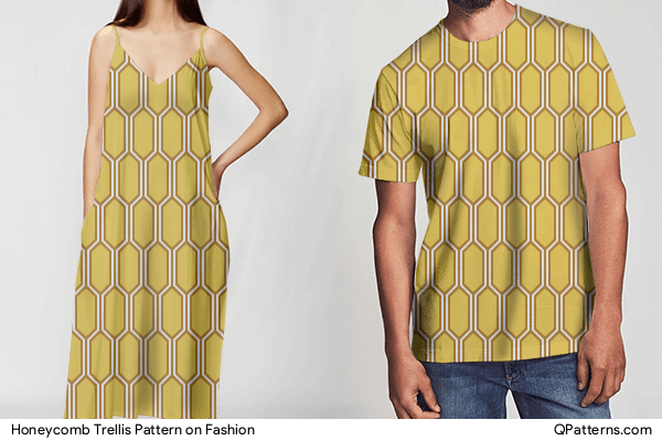 Honeycomb Trellis Pattern on fashion