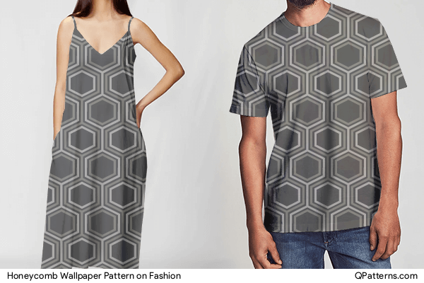 Honeycomb Wallpaper Pattern on fashion