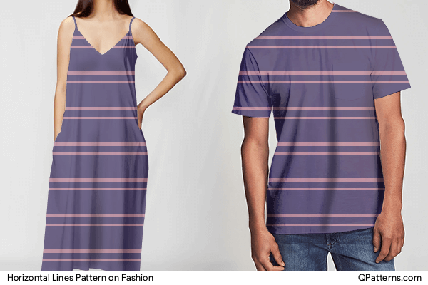 Horizontal Lines Pattern on fashion