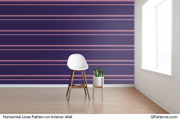 Horizontal Lines Pattern on interior-wall