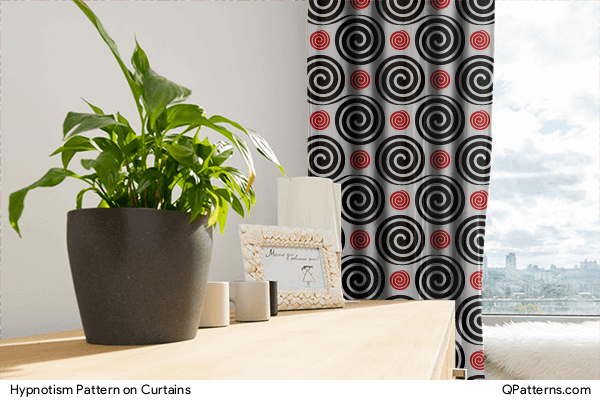 Hypnotism Pattern on curtains