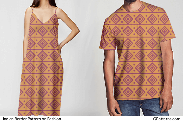 Indian Border Pattern on fashion