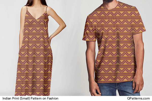 Indian Print (Small) Pattern on fashion
