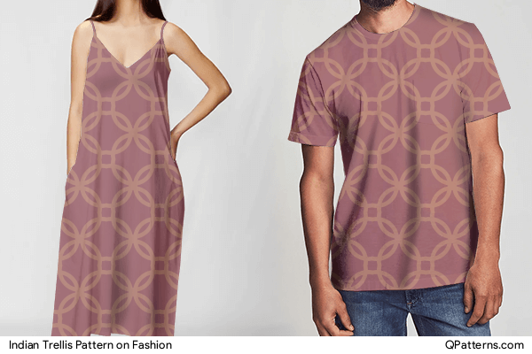 Indian Trellis Pattern on fashion