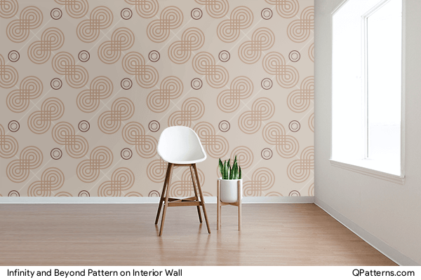 Infinity and Beyond Pattern on interior-wall