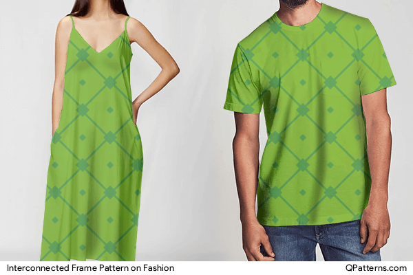 Interconnected Frame Pattern on fashion