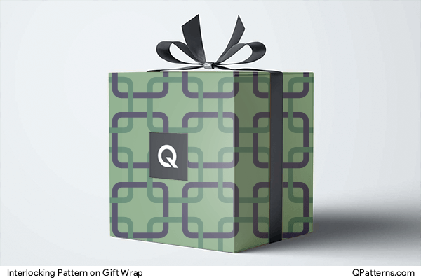Interlocking Pattern on gift-wrap