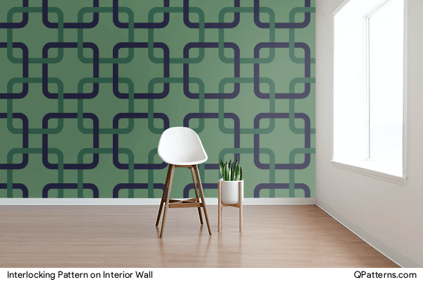 Interlocking Pattern on interior-wall