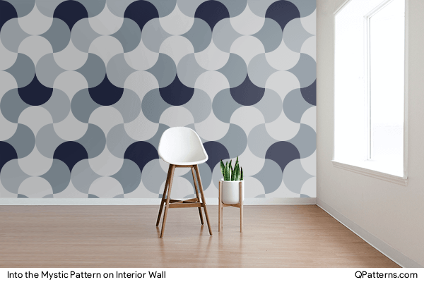 Into the Mystic Pattern on interior-wall