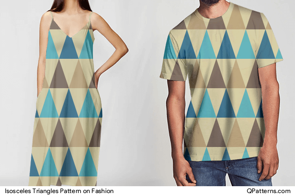 Isosceles Triangles Pattern on fashion