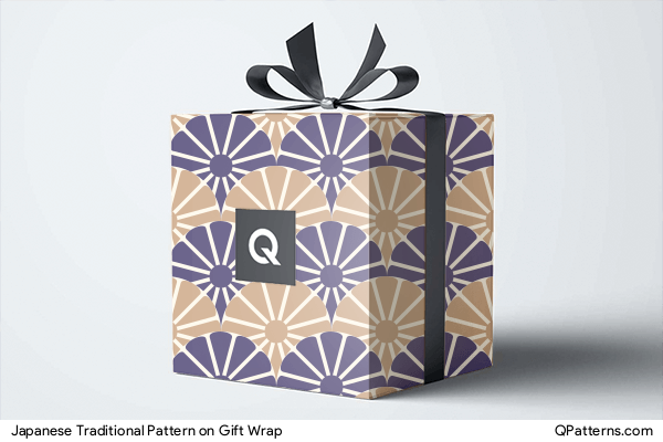 Japanese Traditional Pattern on gift-wrap