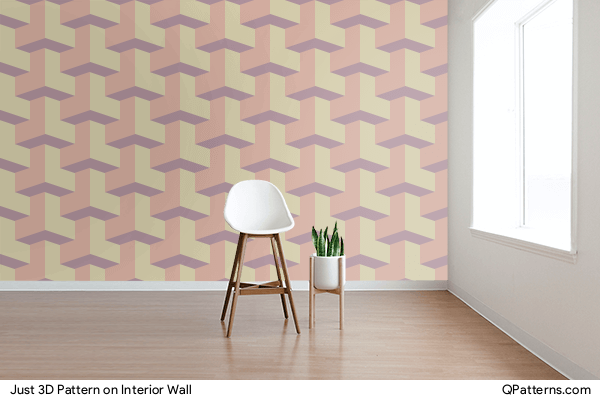 Just 3D Pattern on interior-wall