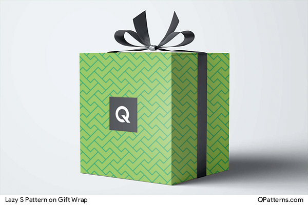 Lazy S Pattern on gift-wrap