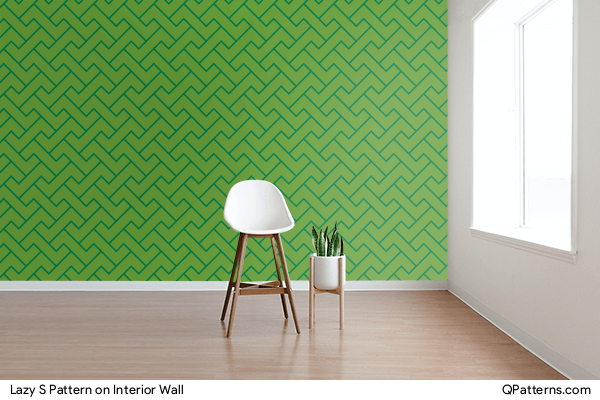 Lazy S Pattern on interior-wall
