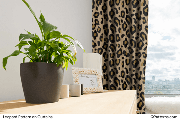 Leopard Pattern on curtains