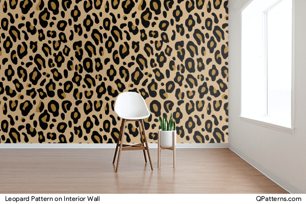 Leopard Pattern on interior-wall