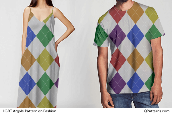 LGBT Argyle Pattern on fashion
