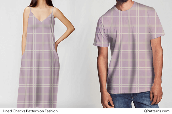 Lined Checks Pattern on fashion